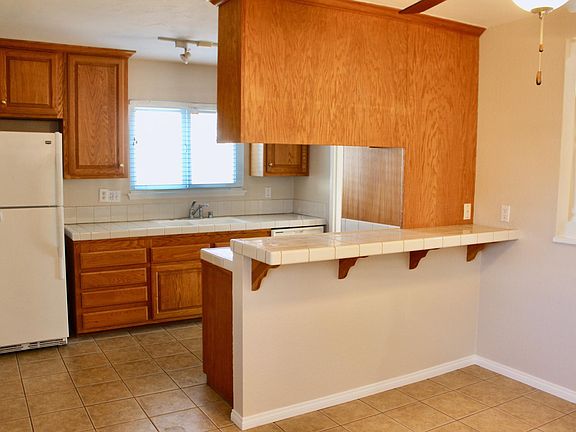 Breakfast bar and pass through into dining room