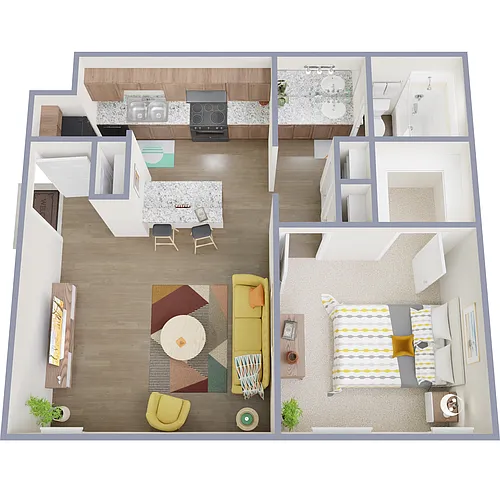 Floor plan 1X1