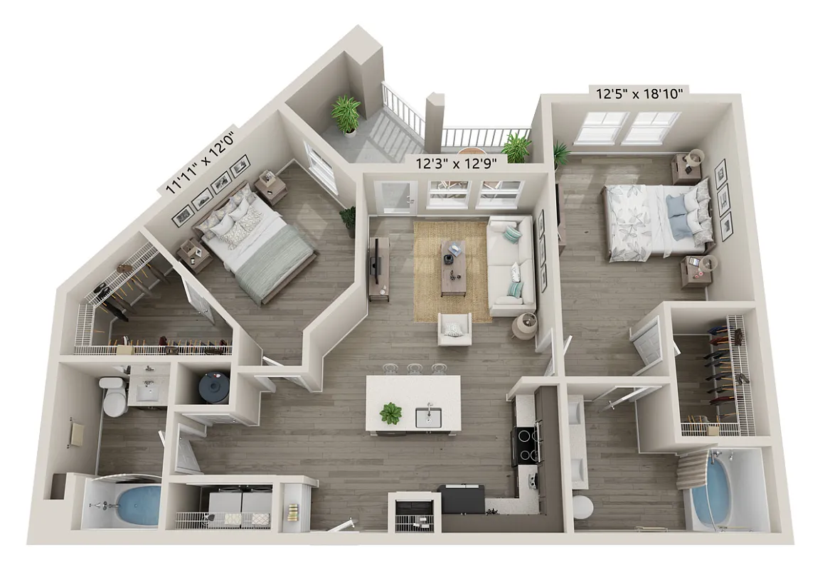 Floor plan B3