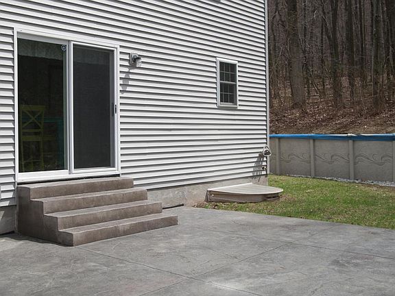 Stamped Concrete porch