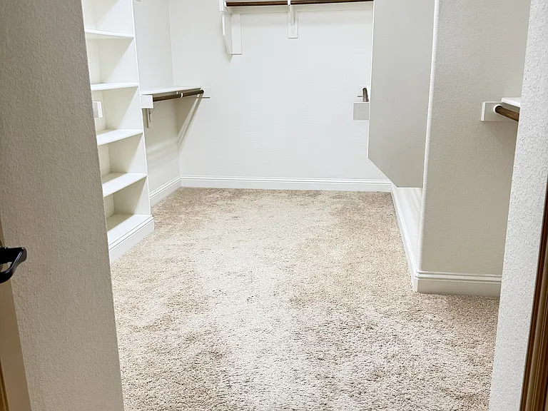 Master walk in closet