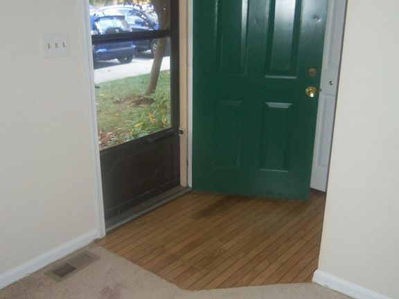 Newly Sanded and polished entryway.