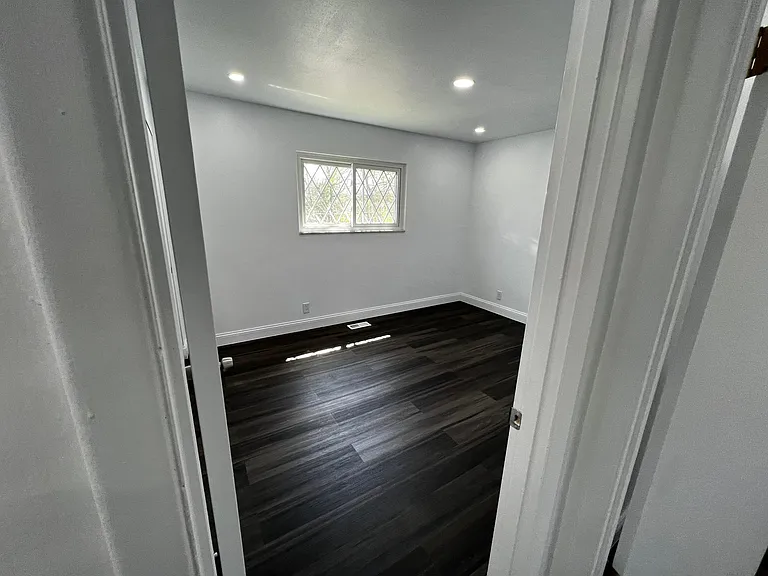 lower level room with closets