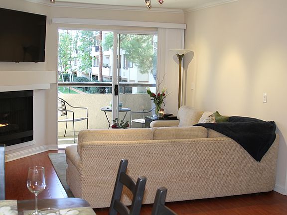 Living room and patio
