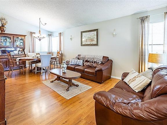 Living room and dining room
