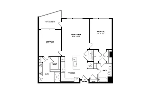 Floor plan B12