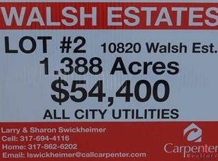 10820 Walsh Ln, Indianapolis, IN 46259