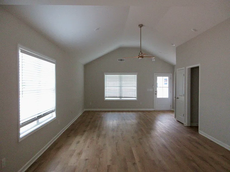 Living & dining room viewed from kitchen
