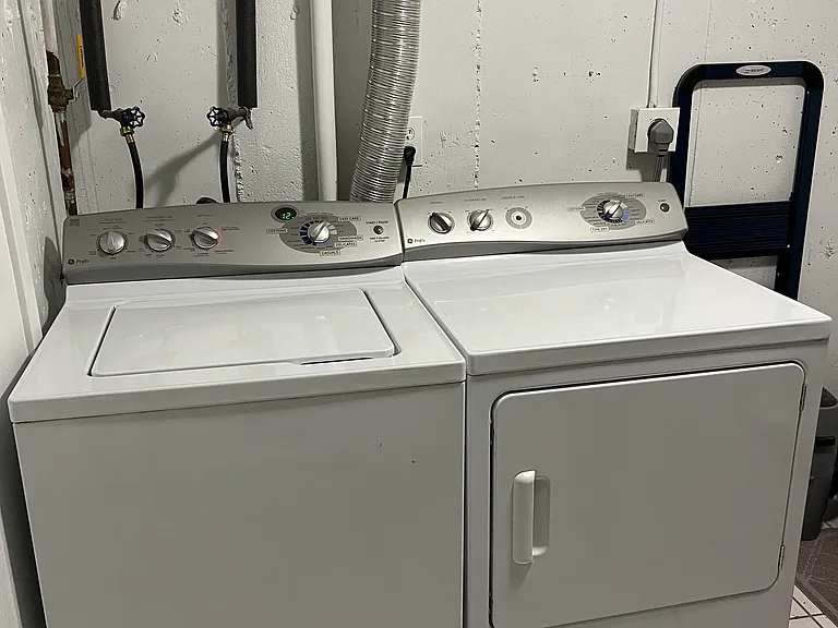 Provided washer and dryer