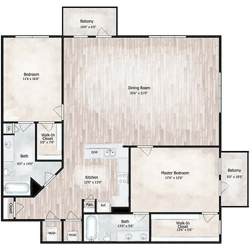 Floor plan Belcourt