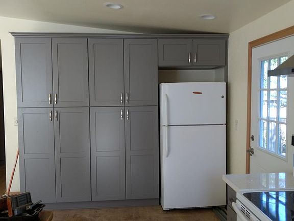 large kitchen cabinets
