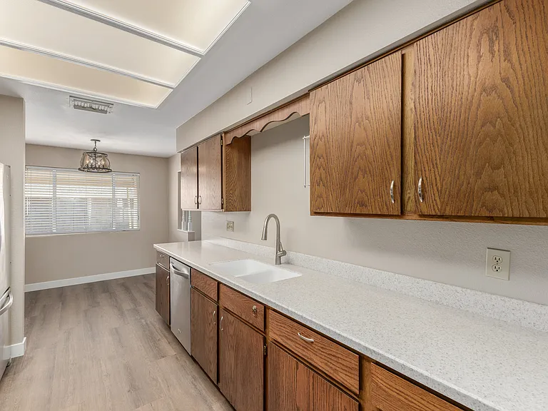 Kitchen with eating area