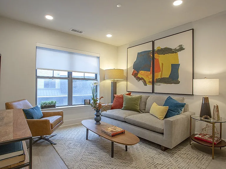 Living Room with included Ceiling Lights