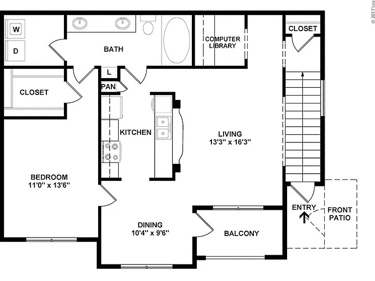 One bedroom apartment in Round Rock, Texas. One bedroom apartment in Round Rock, Texas.