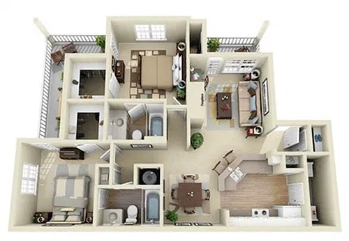 Floor plan The Atlanta