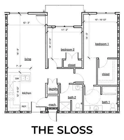 Floor plan The Sloss