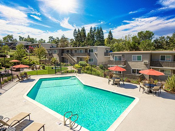 Glittering pool at Pleasanton Heights Apartments