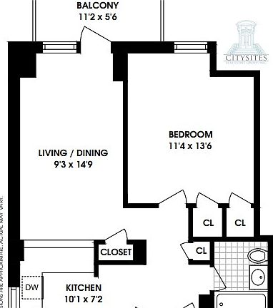 2nd image of 350 W 51st St APT 14C