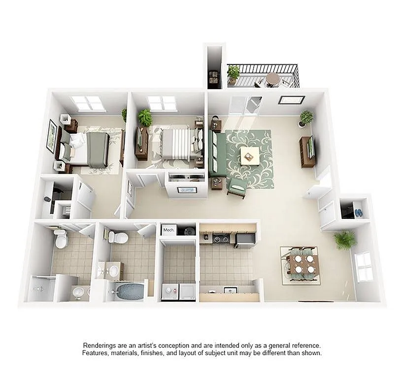 Floor plan Drake