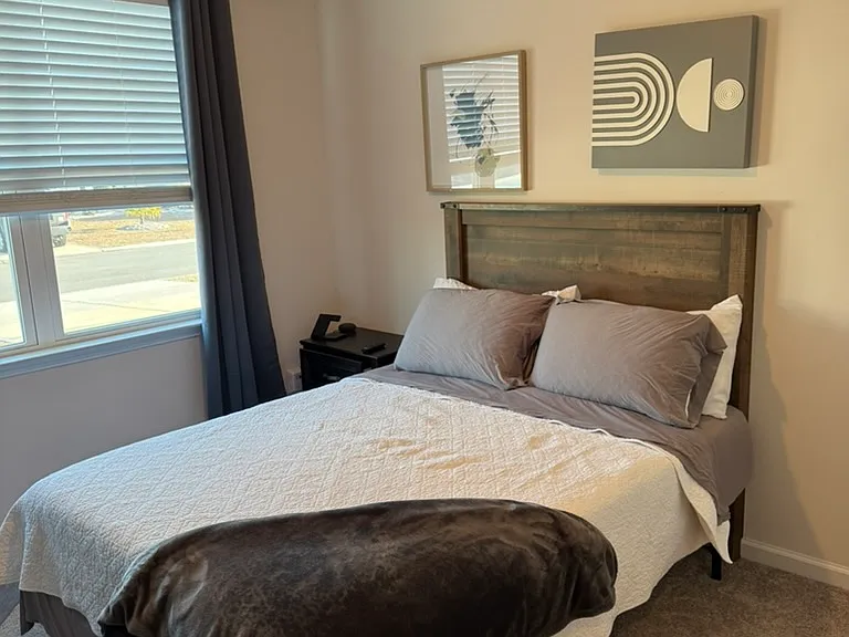Downstairs guest room