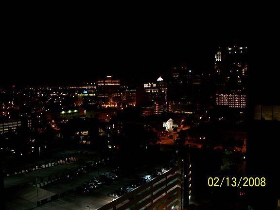 view from balcony