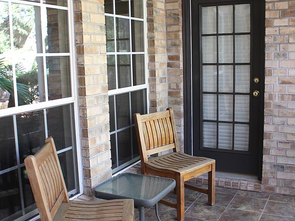 Screened back porch