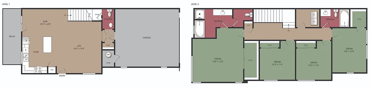 Floor plan D1