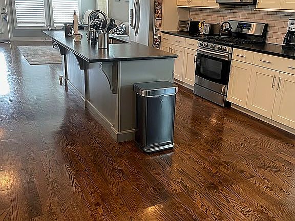 Hardwood floors throughout