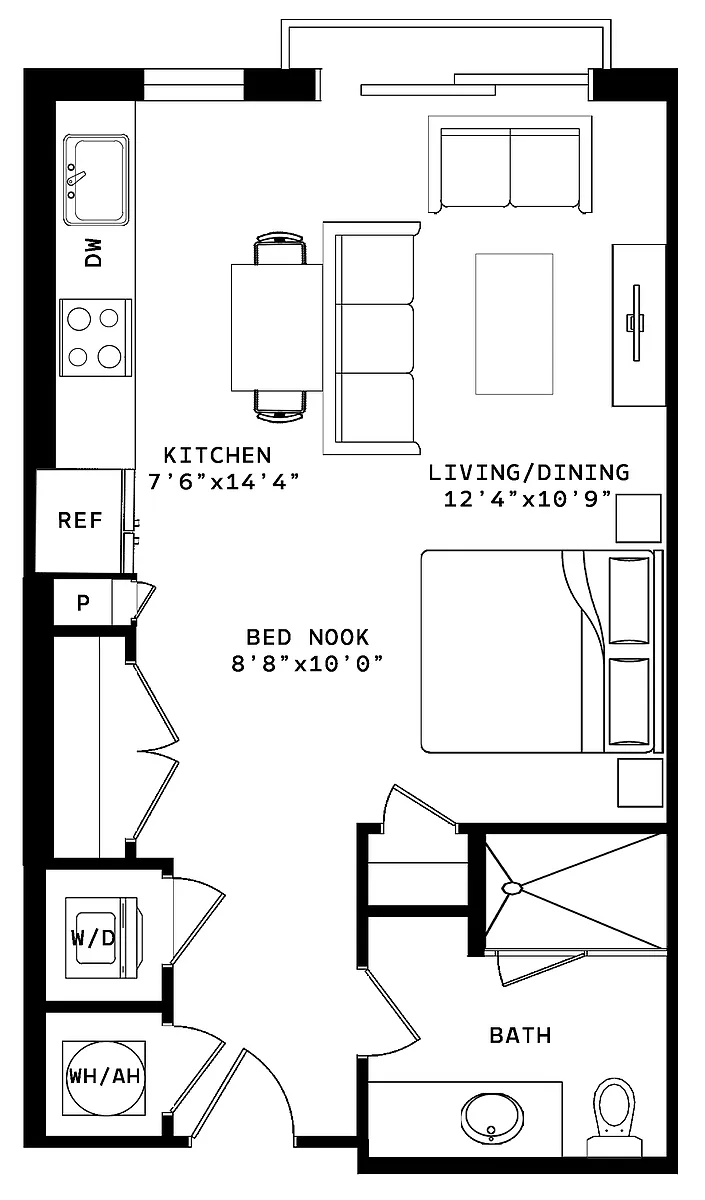 Floor plan Blackwell