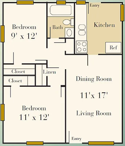 Floor plan Cottage
