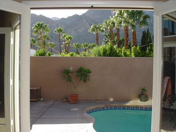 Pool outside master bedrm