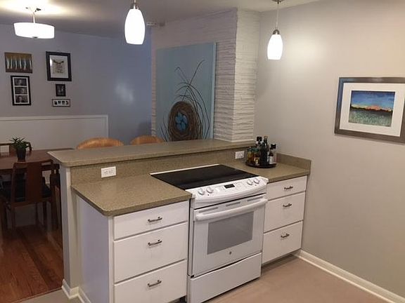 kitchen open to dining room