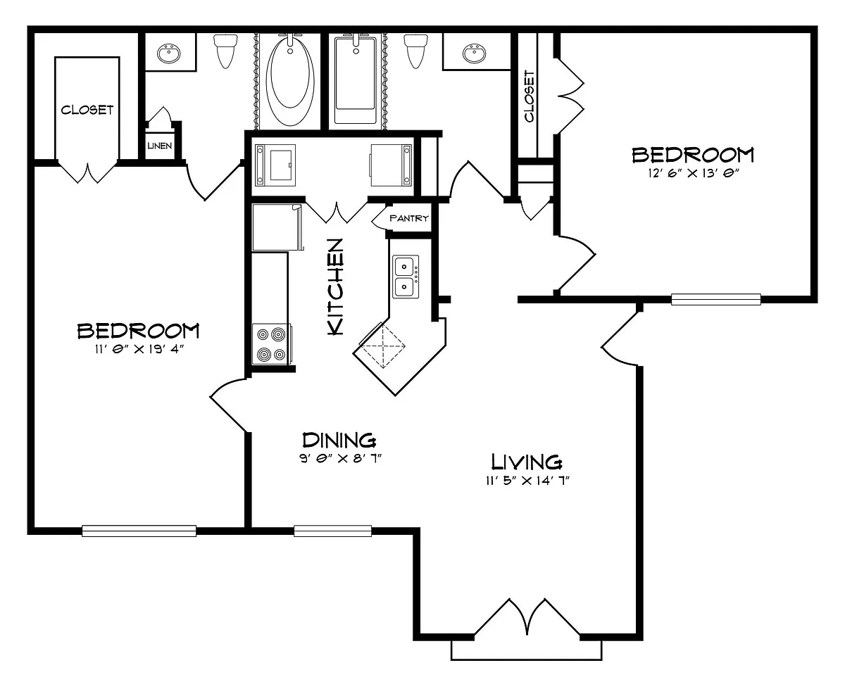 Floor plan B6