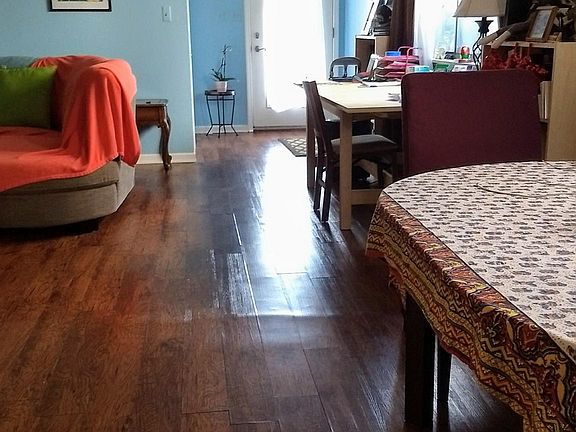 Beautiful wood floor; furniture not included.