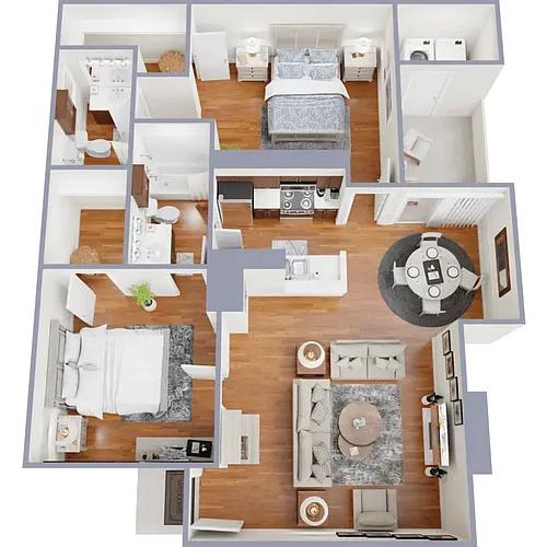 Floor plan 2X2