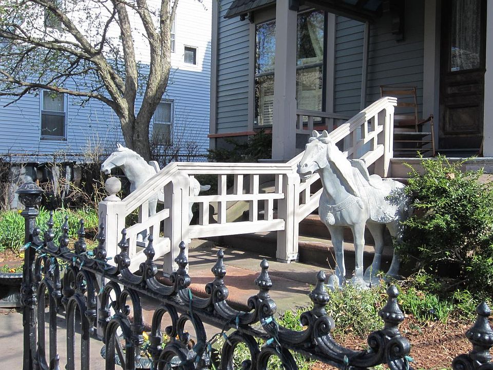 detail of entrance to house