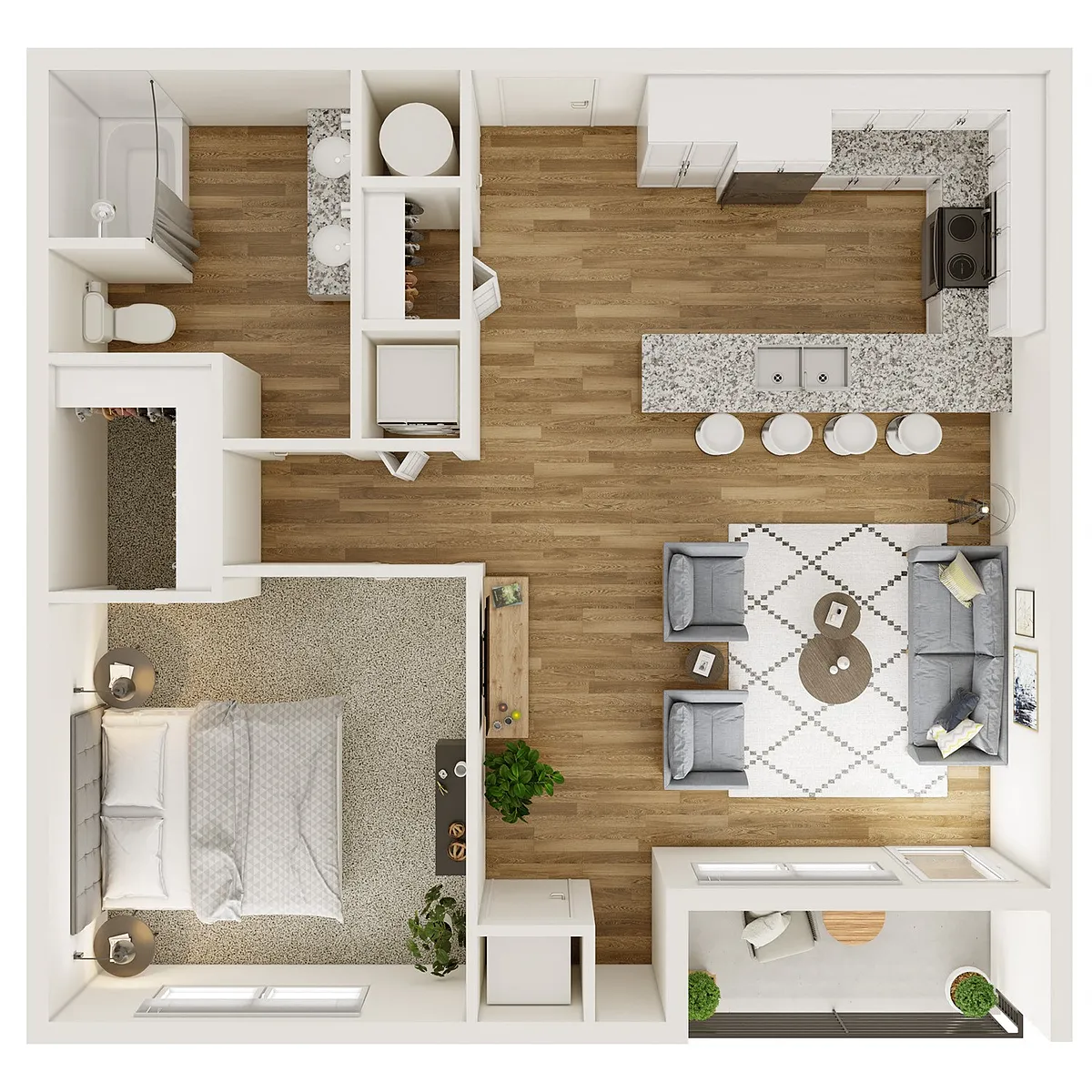 Floor plan Terrazzo