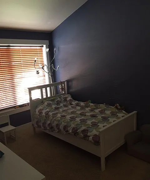 One of the upstairs bedrooms