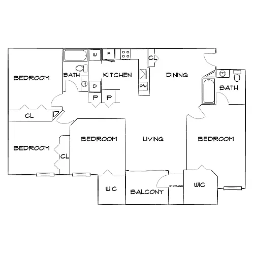 Floor plan Design 4A