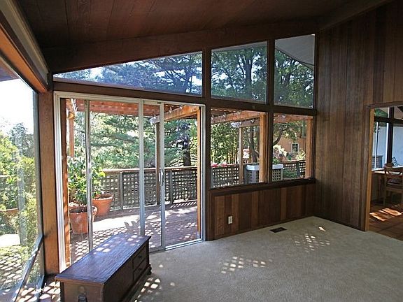 Living room out onto deck