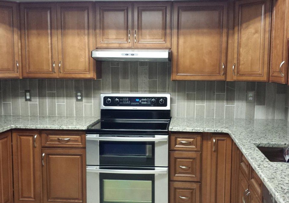 kitchen with double oven
