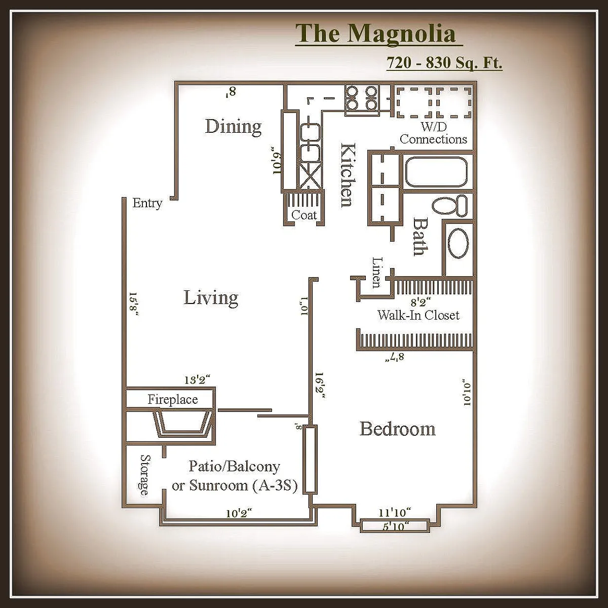 Floor plan The Magnolia