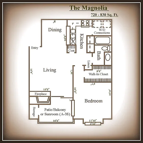 Floor plan The Magnolia