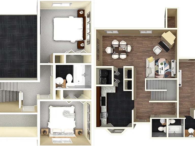 3 Bedroom 3 Bedroom