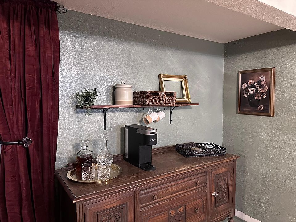 coffee station/entry table