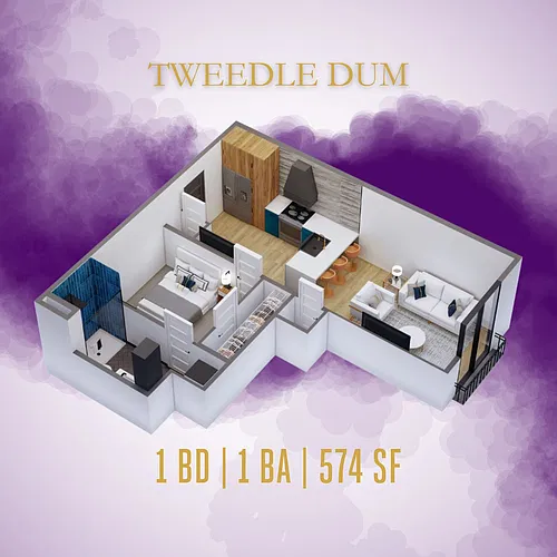 Floor plan Tweedle Dum