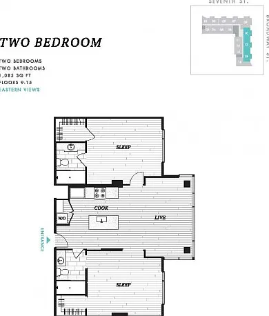 Two Bedroom Two Bedroom