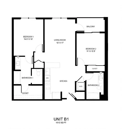 Floor plan B1