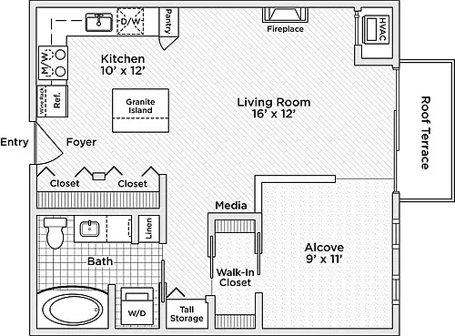 Floor plan Convertible - V1