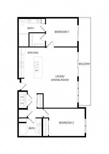 Floor plan C16 2X2